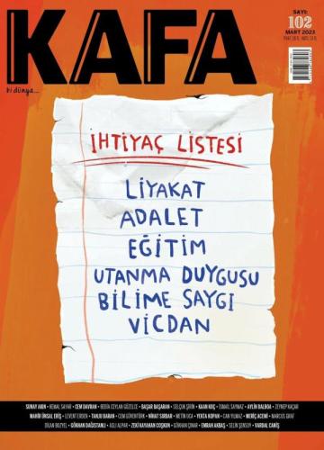 Kafa Dergisi - Mart 2023 Sayı: 102