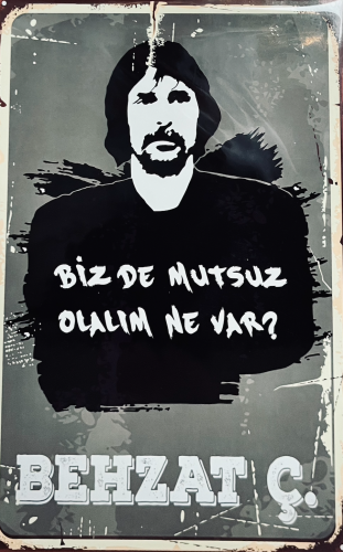 Behzat Ç. Ahşap Poster